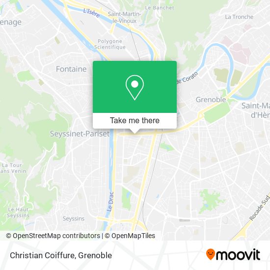 Christian Coiffure map