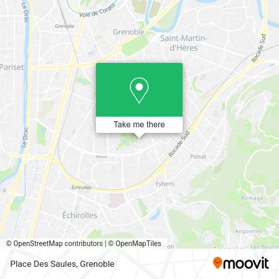 Place Des Saules map