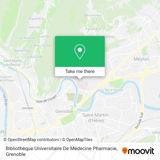 Bibliothèque Universitaire De Médecine Pharmacie map