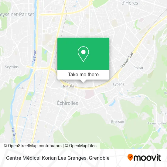 Centre Médical Korian Les Granges map