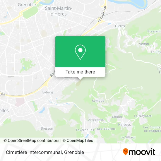 Cimetière Intercommunal map