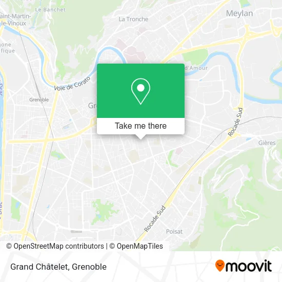 Grand Châtelet map