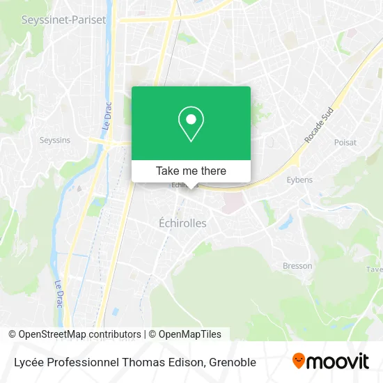 Lycée Professionnel Thomas Edison map