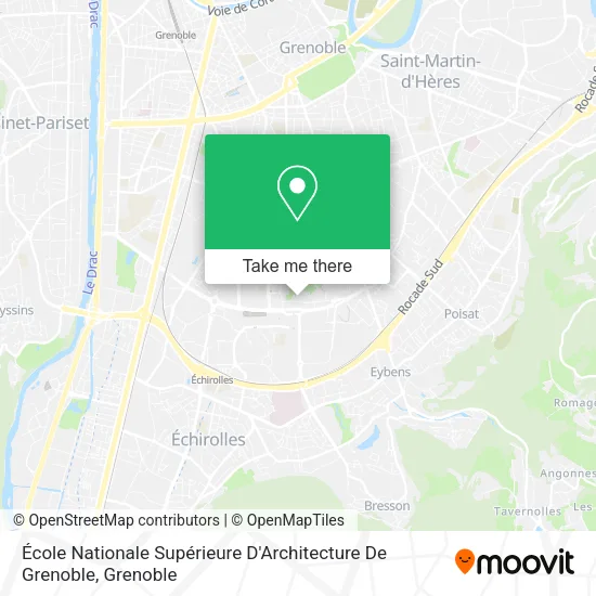 École Nationale Supérieure D'Architecture De Grenoble map