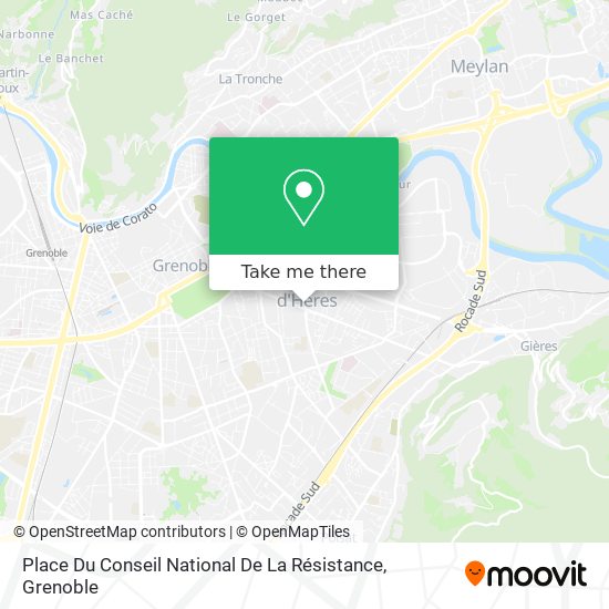 Mapa Place Du Conseil National De La Résistance