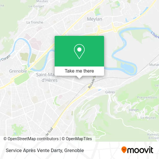 Service Après Vente Darty map