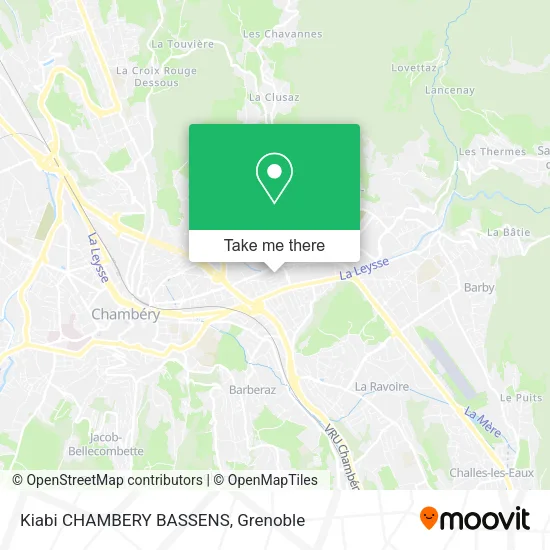 Kiabi CHAMBERY BASSENS map
