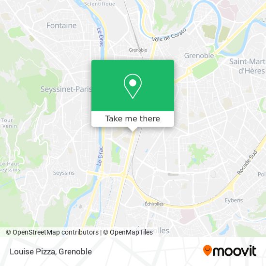 Louise Pizza map