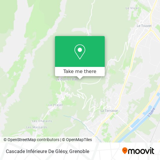 Cascade Inférieure De Glésy map
