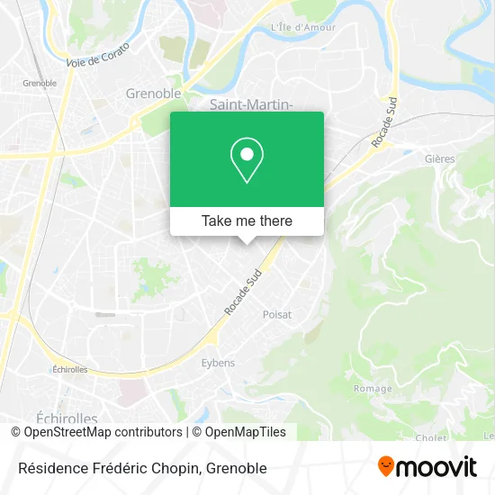 Résidence Frédéric Chopin map