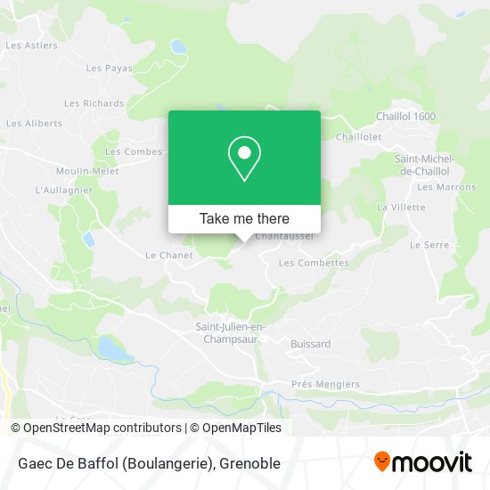 Gaec De Baffol (Boulangerie) map