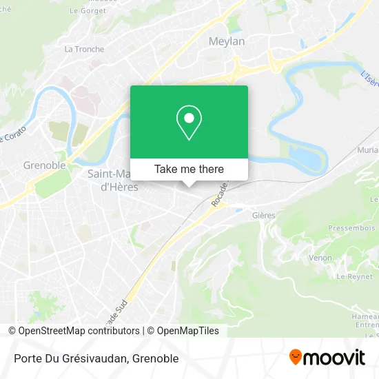Porte Du Grésivaudan map