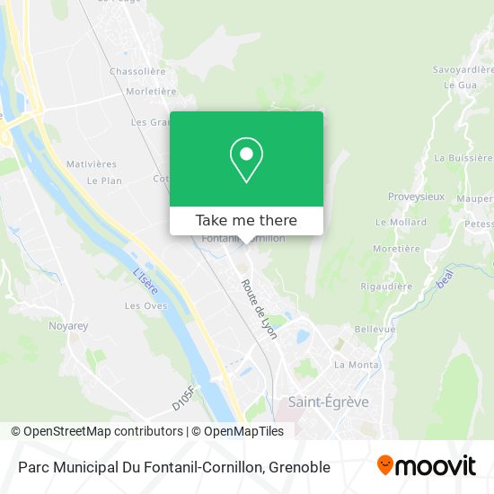 Parc Municipal Du Fontanil-Cornillon map