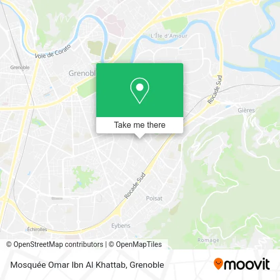 Mosquée Omar Ibn Al Khattab map