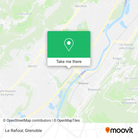 Le Rafour map