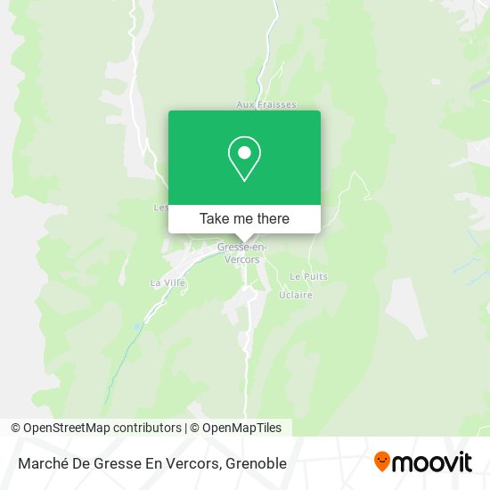 Marché De Gresse En Vercors map