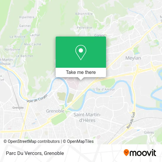 Parc Du Vercors map