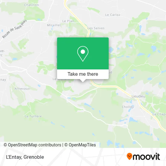 L'Entay map