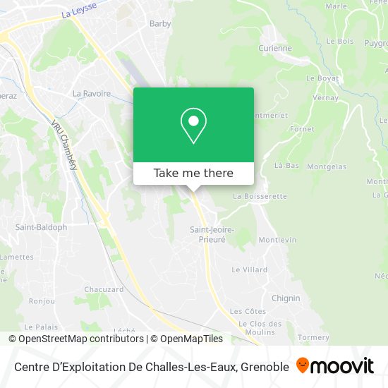 Centre D’Exploitation De Challes-Les-Eaux map