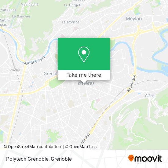 Polytech Grenoble map