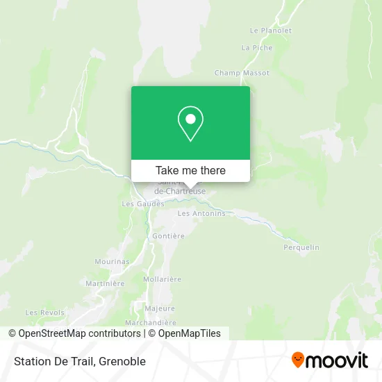 Station De Trail map