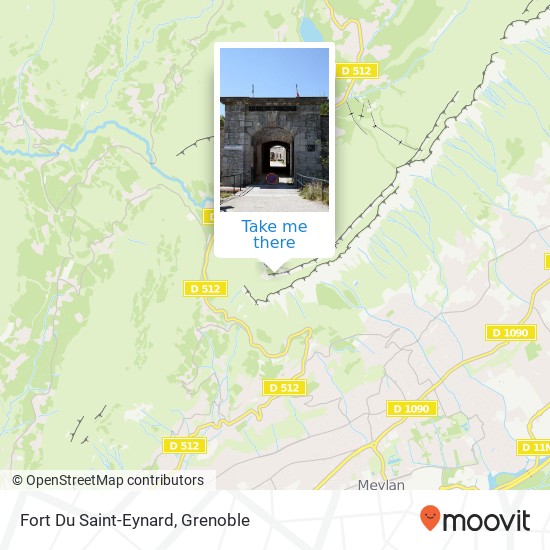 Mapa Fort Du Saint-Eynard