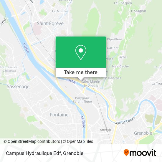 Campus Hydraulique Edf map