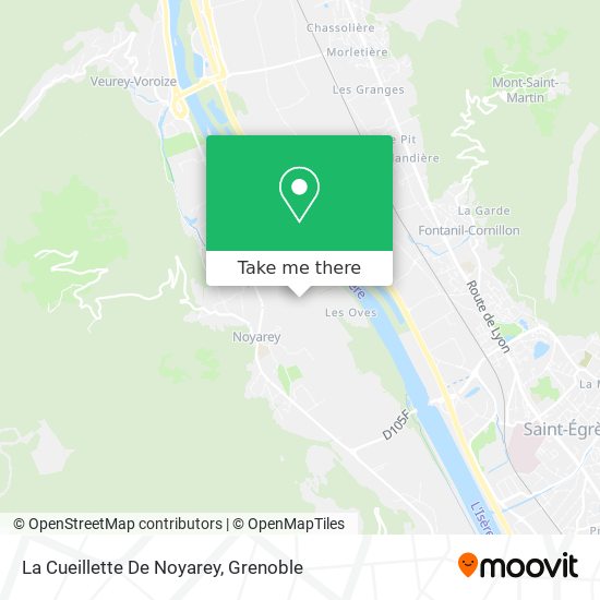 La Cueillette De Noyarey map