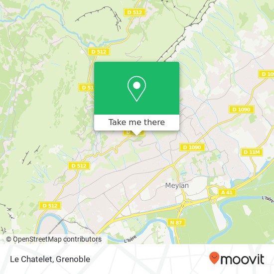 Le Chatelet map