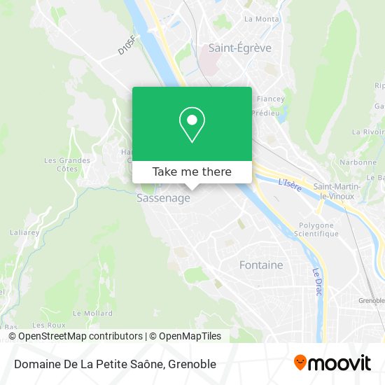 Domaine De La Petite Saône map