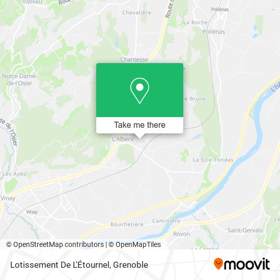 Lotissement De L'Étournel map