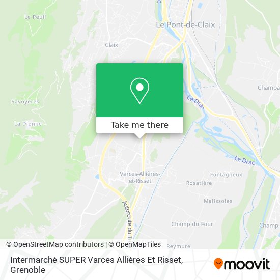 Intermarché SUPER Varces Allières Et Risset map