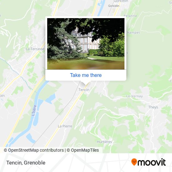 Tencin map