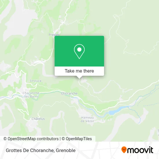 Grotte De Choranche map