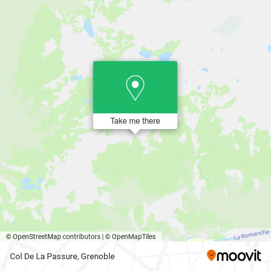 Col De La Passure map