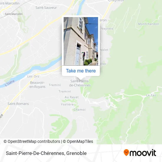 Saint-Pierre-De-Chérennes map