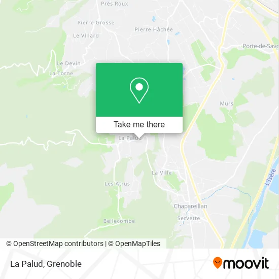 La Palud map