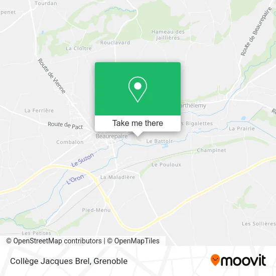 Collège Jacques Brel map