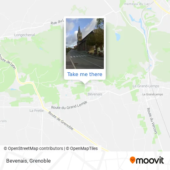 Bevenais map