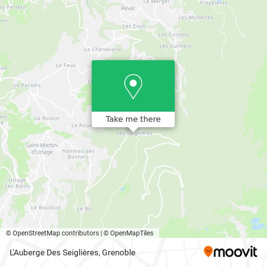 L'Auberge Des Seiglières map