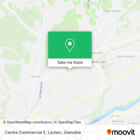 Centre Commercial E. Leclerc map