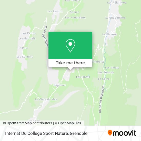 Internat Du Collège Sport Nature map