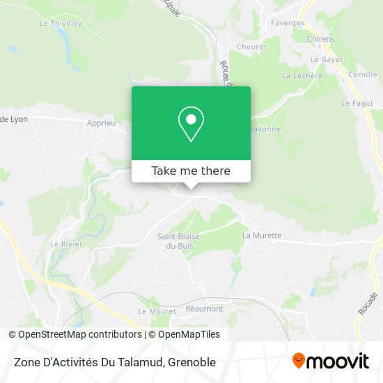 Zone D'Activités Du Talamud map
