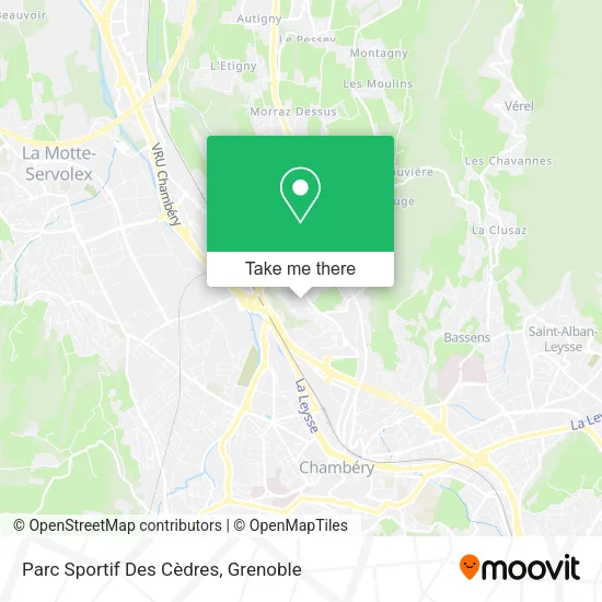 Parc Sportif Des Cèdres map
