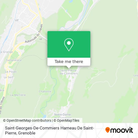Saint-Georges-De-Commiers Hameau De Saint-Pierre map