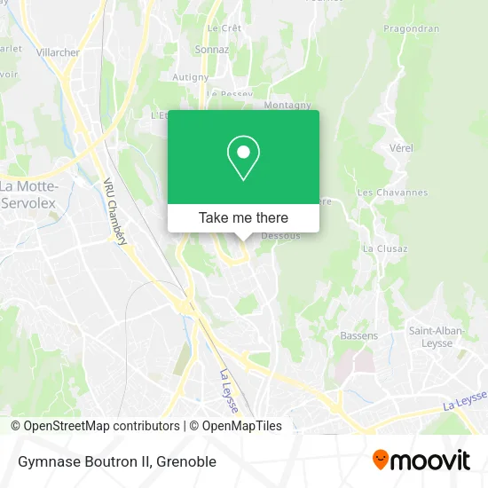 Gymnase Boutron II map