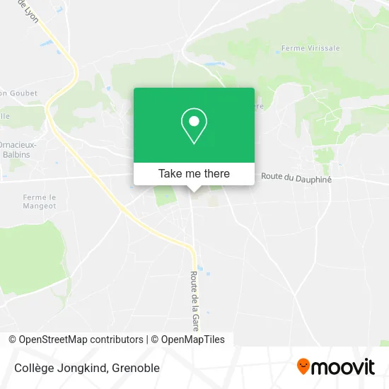 Collège Jongkind map