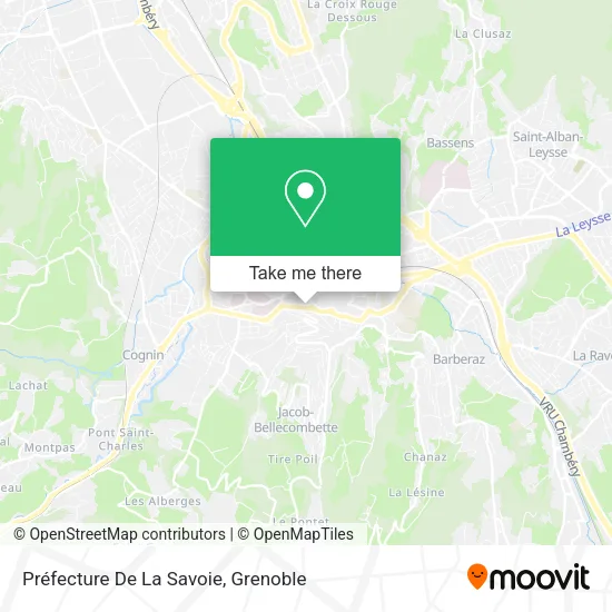 Préfecture De La Savoie map