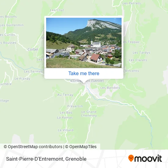 Saint-Pierre-D'Entremont map
