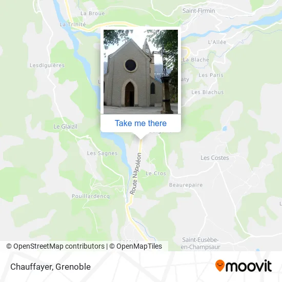 Chauffayer map